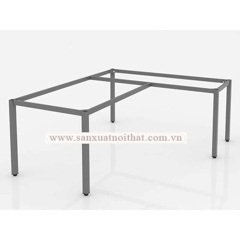 Khung bàn sắt chữ L hộp vuông 40x40