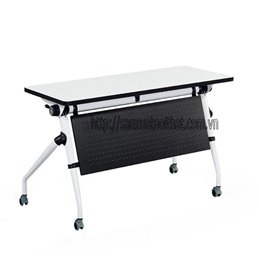 Bàn học training gấp gọn có bánh xe EDU16