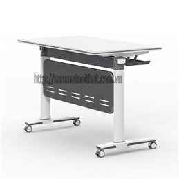 Bàn học training gấp gọn có bánh xe EDU12
