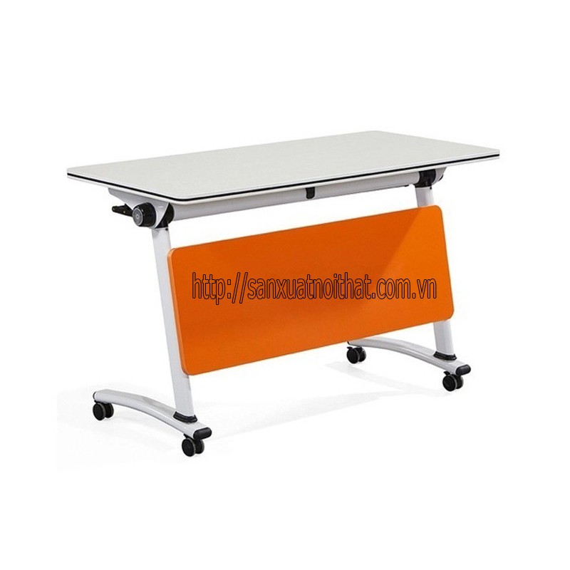 Bàn học training gấp gọn có bánh xe EDU07