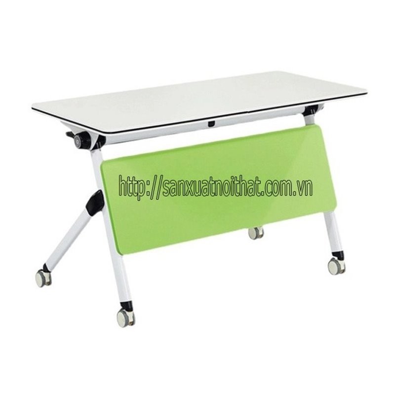 Bàn học training gấp gọn có bánh xe EDU15
