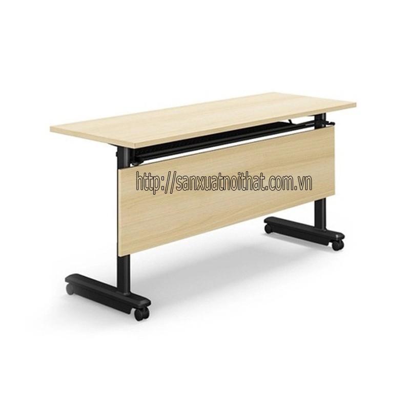 Bàn học training gấp gọn có bánh xe EDU09