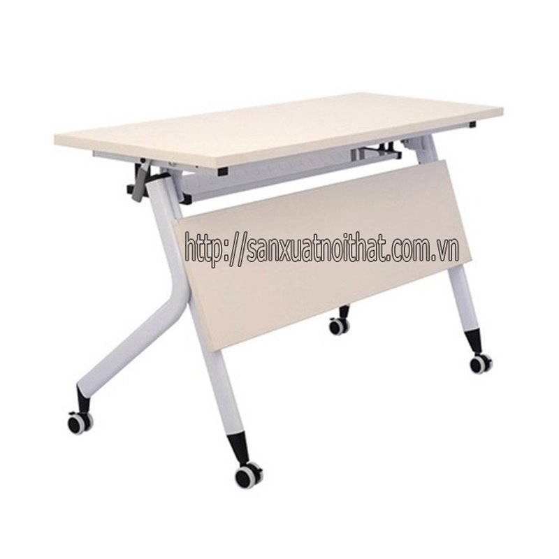 Bàn học training gấp gọn có bánh xe EDU13
