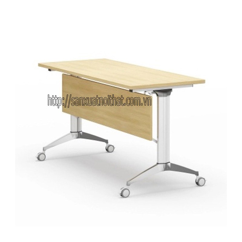 Bàn học training gấp gọn có bánh xe EDU11