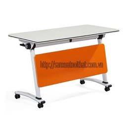 Bàn học training gấp gọn có bánh xe EDU07