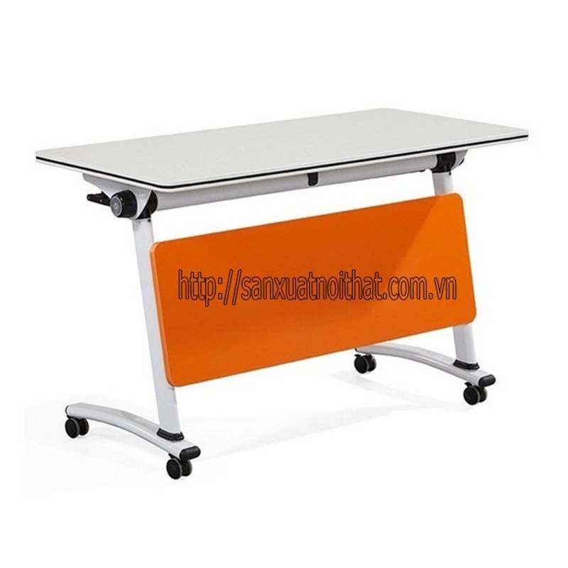 Bàn học training gấp gọn có bánh xe EDU07