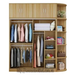 Tủ quần áo cánh lùa (cửa trượt) DoHome DH218-1