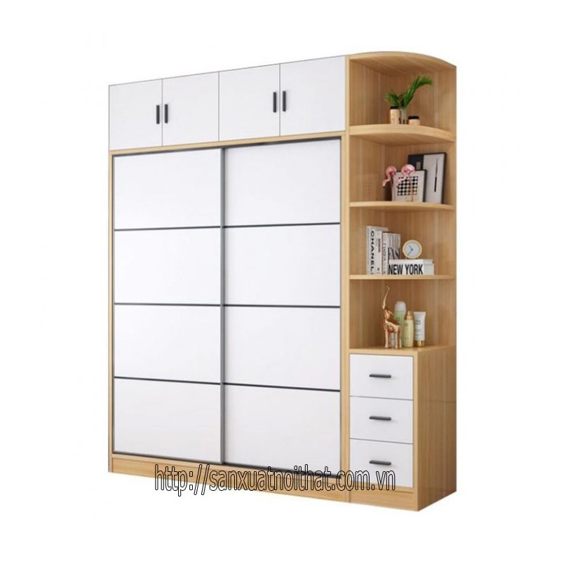 Tủ quần áo cánh lùa (cửa trượt) DoHome DH203