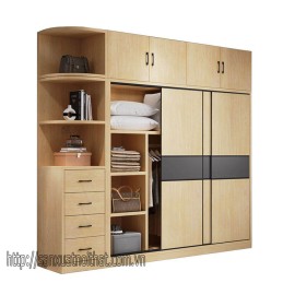 Tủ quần áo cánh lùa (cửa trượt) DoHome DH202