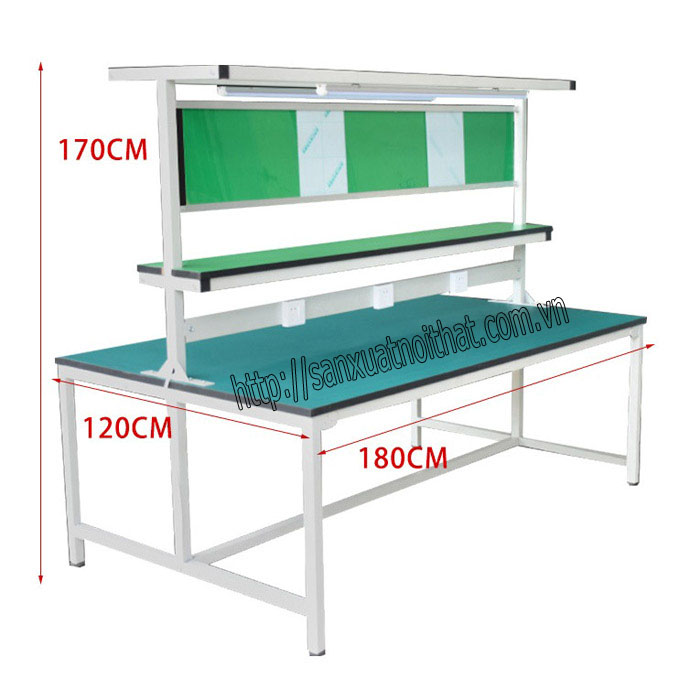 Bàn thao tác công nghiệp T907 do DoHOME sản xuất