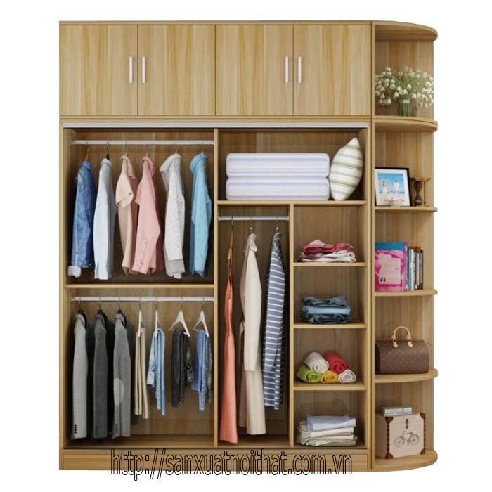 Tủ quần áo cánh lùa HD218-2